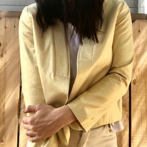 Rachel Comey gold metallic blazer
